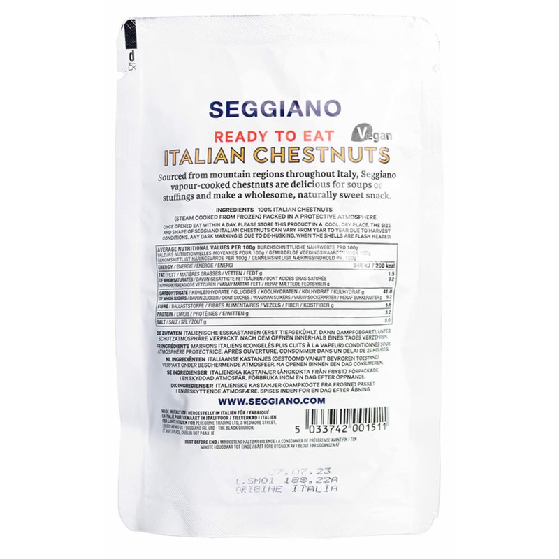 Seggiano Ready to Eat Chestnuts