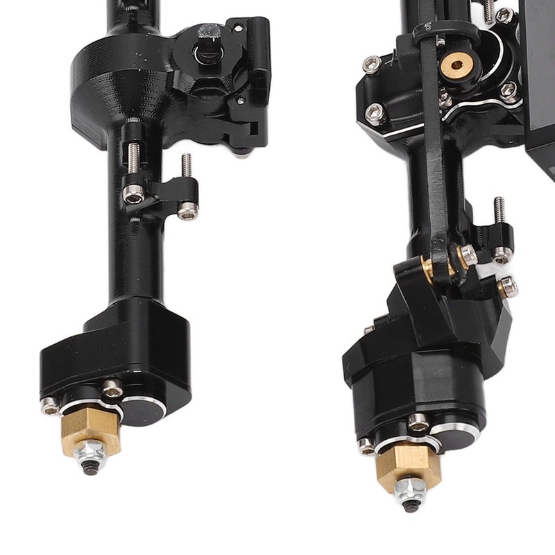 RC Car Metal Complete Front Rear Portal Axle Set Assembly