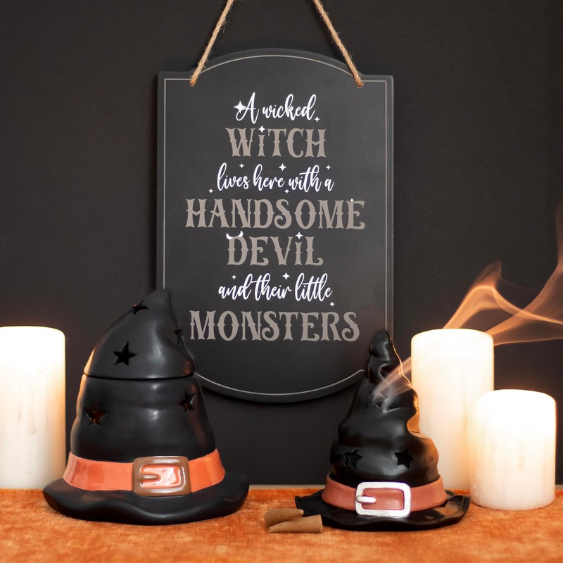 Wicked Witch Hat Incense Burner - Enhance Your Halloween Decor
