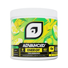 Advanced Energy - Energy Boosting Formula with Electrolytes for Hydration - L-Theanine to Combat Jitters - Sugar Free & Keto Friendly - No Maltodextrin (40 Servings) (Calamansi)