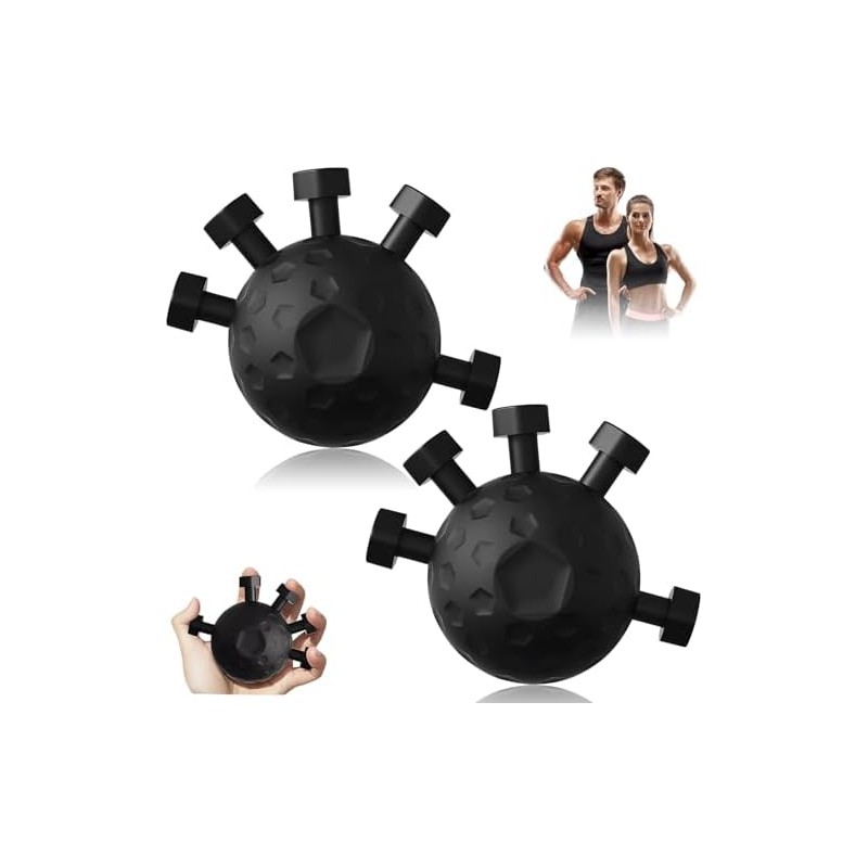 2PCS Ejercitador de Mano, Hand Grip, Antebrazo Ejercitador, Ejercitador de