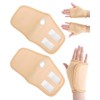 DLMDLM 2 Pack Castor Oil Pack Wrap for Hands, Reusable