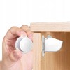 Retoo Cabinet Lock Magnetic 4 Pieces Cabinet Lock with Key