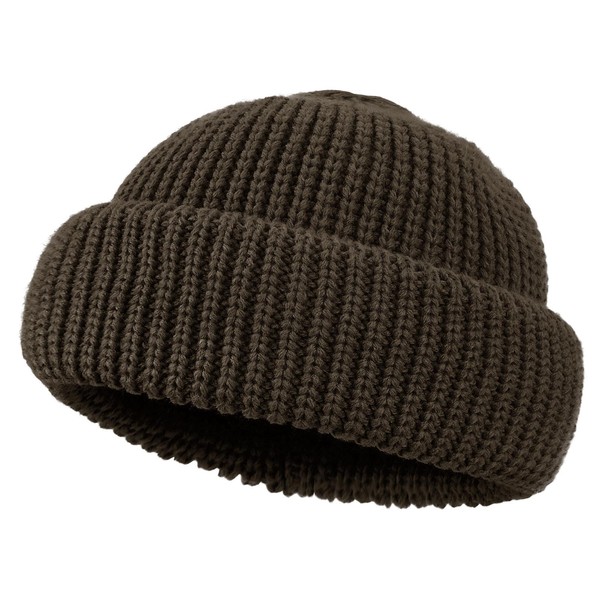 CLAPE Streetstyle Fisherman Beanie Stretchy Knitted Hat Short Knitted Docker