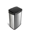 Ninestars Automatic Touchless Infrared Motion Sensor Trash Can, 13 Gal