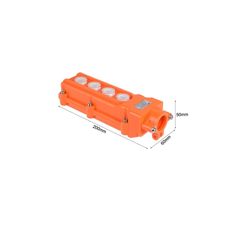 uxcell Hoist Crane Pendant Control Station Push Button Switch Up