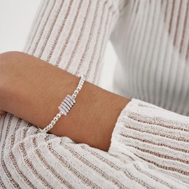 GEMAURA 60th Birthday Gifts for Women,Adjustable Silver Bracelet for Women Unique 60th Birthday Presents Best Gifts Ideas with Cards Cool Birthday Presents for Older Mom Old Lady