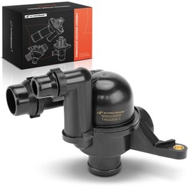 A-Premium Engine Coolant Thermostat Housing Assembly Compatible with Land Rover Freelander 2002 2003 2004 2005, 2.5L