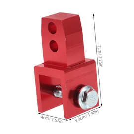 BUGUUYO Motorcycle Riser Comfort Enhancement Aluminum Alloy Easy Install Universal Compatibility