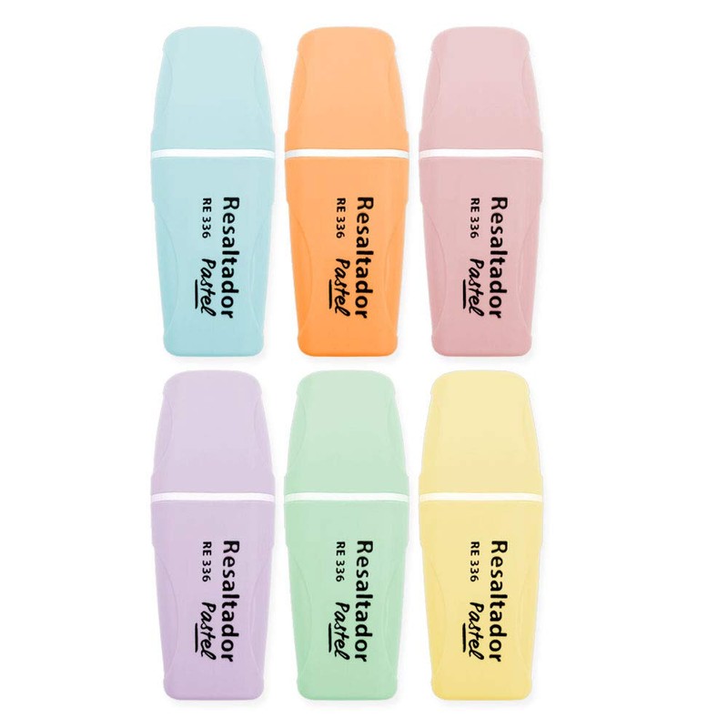 Resaltadores - Marcatextos Sabonis originales (PASTEL) 6 Piezas/PSA COMPUTO Y