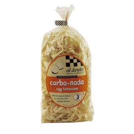 Al Dente Carba-Nada Egg Fettuccine 10 Ounce (Pack of 1) Bag - SET OF 6