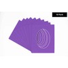 Purple Acid Free 11x14 Oval Picture Frame Mat with White
