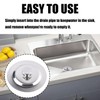 Universal Bath Plug for 40-45mm Holes - Stainless Steel Drain