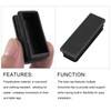 METALLIXITY 12pcs Rectangle End Caps (60x20mm) Plastic Rectangle Tube Insert