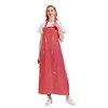Nanxson Apron TPU Waterproof Neck shoulder Adjustable Thin Hook Transparent