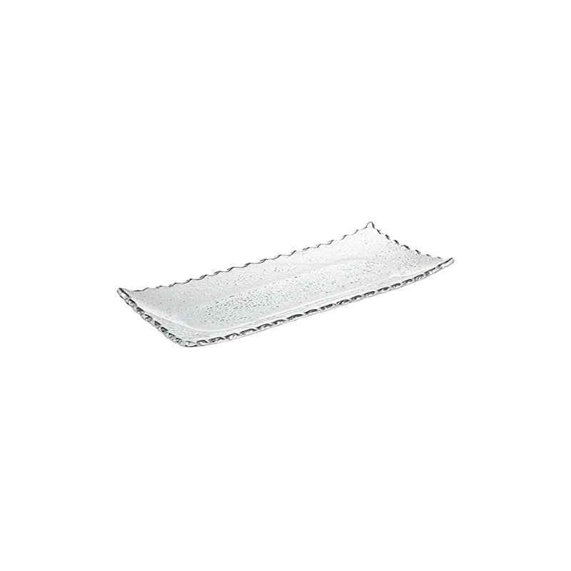 Godinger Serving Tray Platter Gamma Silver - 18.5x7.5
