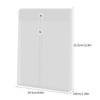 FYY Plastic Envelopes A4 Size with Button and String Tie
