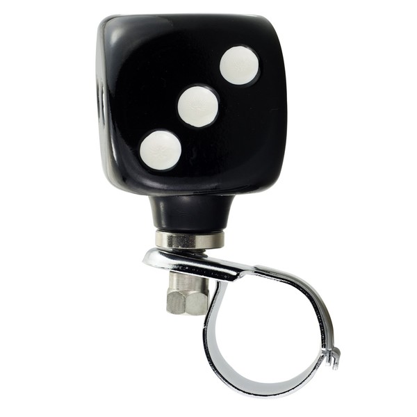 Mavota Black Dice Steering Wheel Spinner Knob Power Handle for