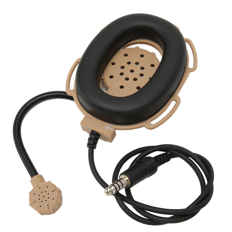 Walkie Talkie Single Side Headset with Mic 150Hz‑500Hz 7.1mm Plug