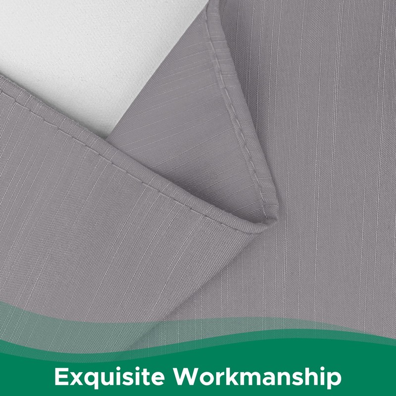 Biscaynebay Wrap Around Bed Skirts for Queen Beds 15" Drop,