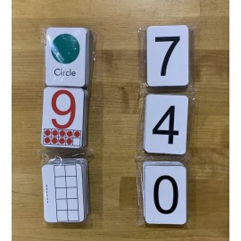 PREEDGO Magnetic Math Study Flash Cards + Shapes (Unlimited Combination) 103 Pcs