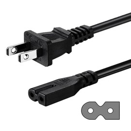 Replacement Vizio TV Sound Bar Power Cord Cable Compatible for Insignia tv,sons TV Power Cord, subwoofer,Sharp Sanyo Emerson TV, Arris Router Modem, Bose Companion 3 5 Multimedia Speaker