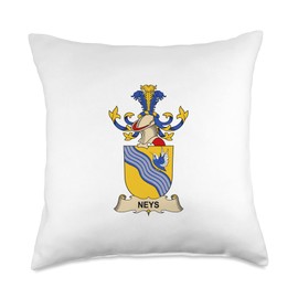 Neys Coat of Arms - Family Crest Throw Pillow
