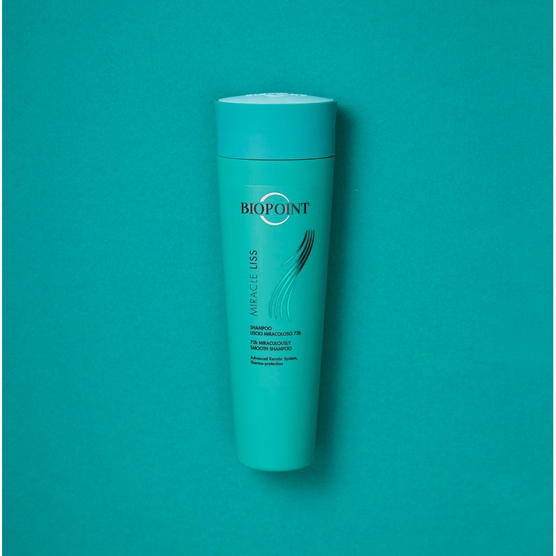 Biopoint Miracle Liss Straight Shampoo 72 Hours Gentle Cleansing Effect