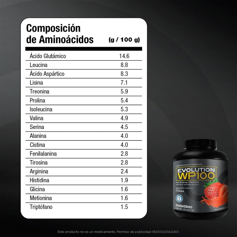 WP100 BOTE FRESA 2,800 G + CREATINA MONOHIDRATADA 500 G