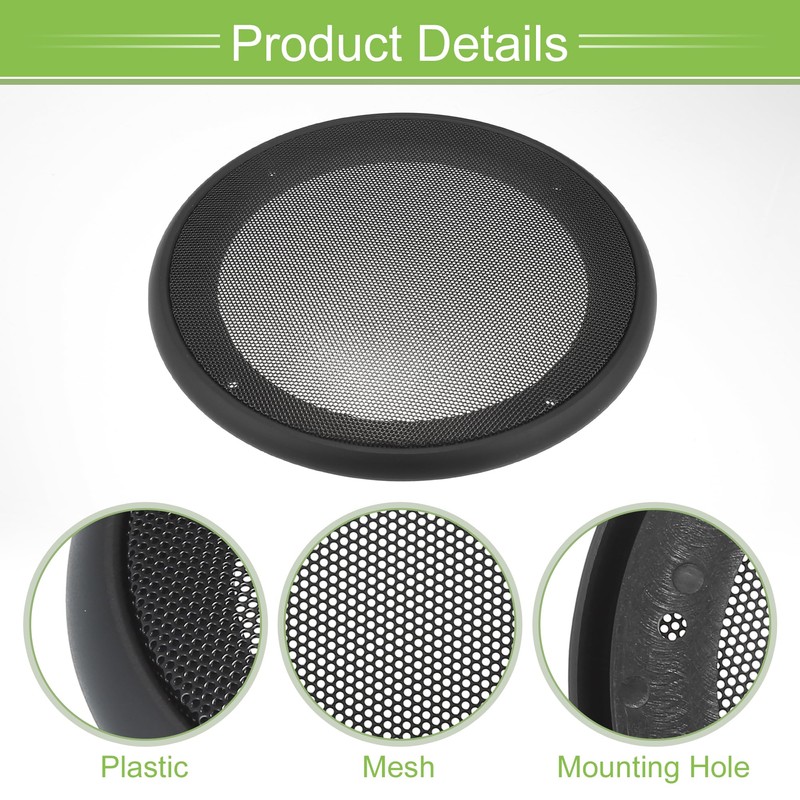 ACROPIX Universal 6.5" Car Speaker Grille Cover Mesh Round 6.5"
