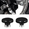 Motorcycle Front Axle Nut Caps Compatible for Harley Touring Street