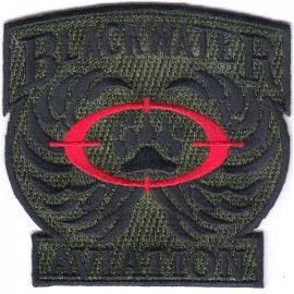 Unbranded BLACKWATER AVIATION Embroidered Patches  3"x3" iron-on