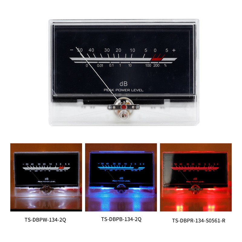 TS-DBPW-134-2Q DB Level VU Meter Head with Driver Board White