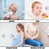 Pack of 2 Grab Bars with Suction Cup, Shower Handle,