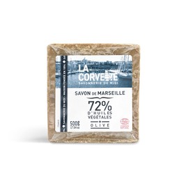 La Corvette Cube de Savon de Marseille Olive Ecocert Film 500 g