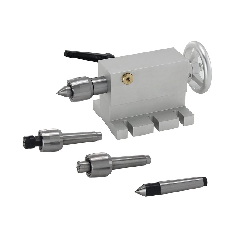 CNCTOPBAOS 65mm Lathe Center Morse Taper 2 Live Center Movable