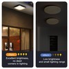 2pack 5.1-inch Ceiling Light Modification kit, dimmable LED Replacement Panel,