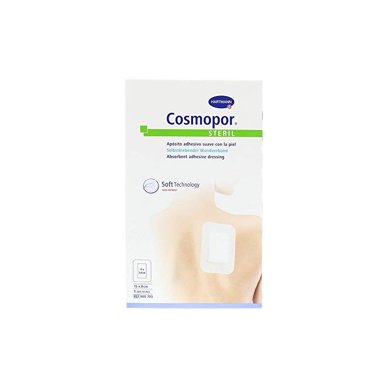 Aposito Cosmopor Steril 15X8Cm 5U