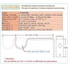 Curtain Rod Bracket Set of 3 for 7/8 or 1