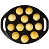 DYNAMIC COOKWARES Naturally Nonstick Mini Paniyaram Pan | 8 Inch/20.9