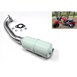 ARSPORT Exhaust With Muffler for mb200 Massimo Motor Warrior200 196CC, COLEMAN BT200X, COLEMAN CT200U, COLEMAN CT200U-EX.