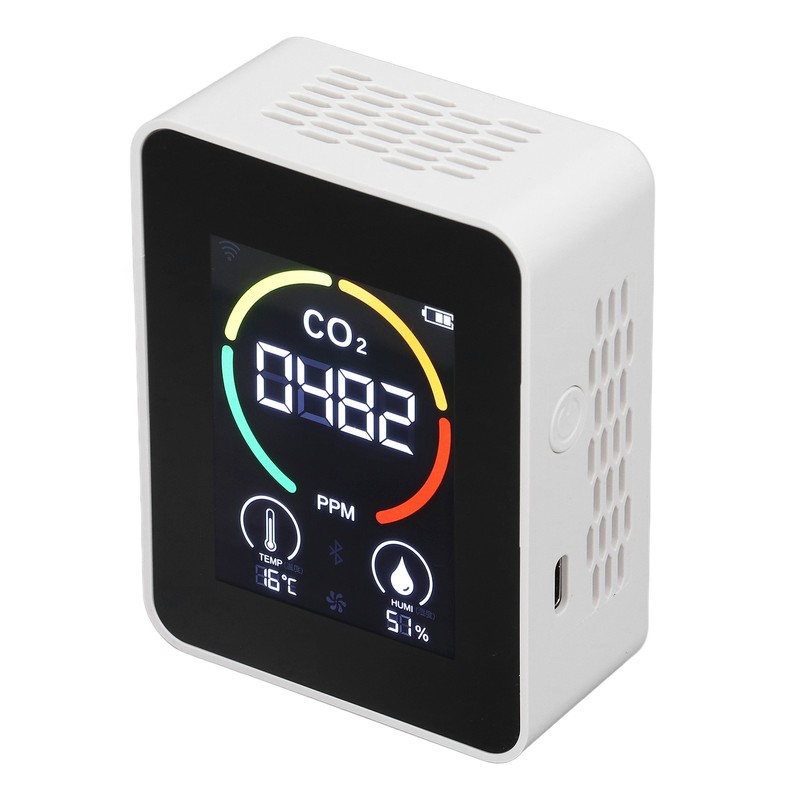 CO2 Detector Semiconductor Air Quality Monitor Temperature Humidity Sensor H8