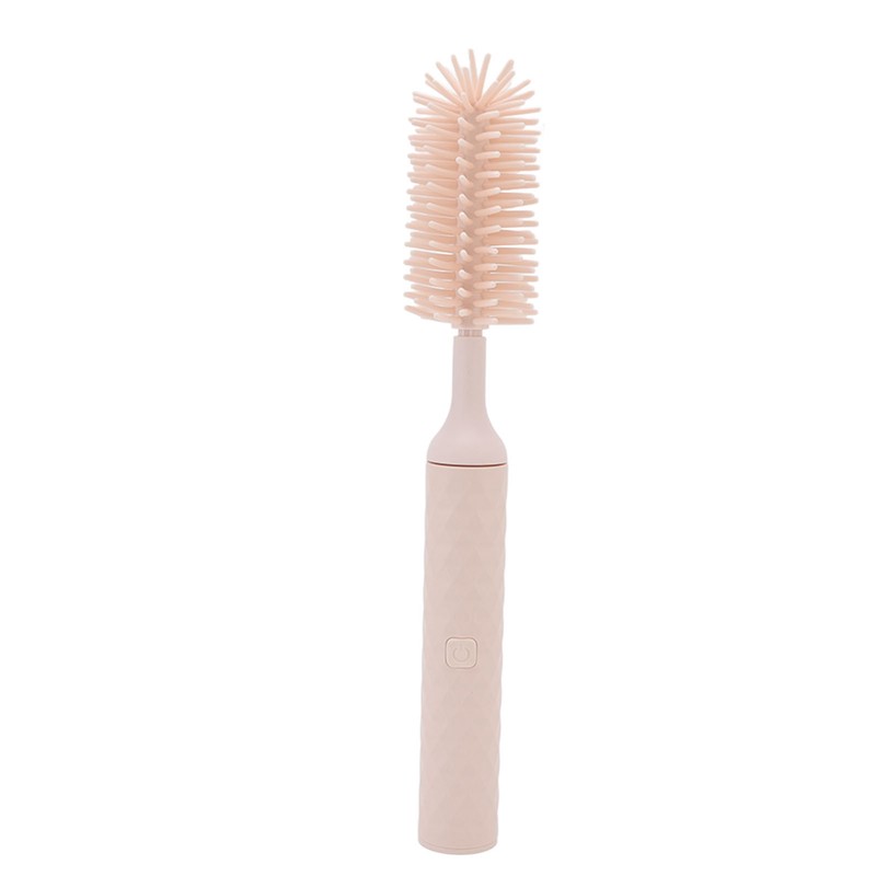 Electric Baby Silicone Nipple Bottle Brush Set Waterproof IP65 Ergonomic