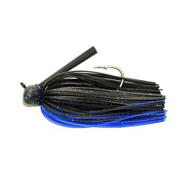 Keitech 407 Crankin Football Jig 3/8oz Black Blue