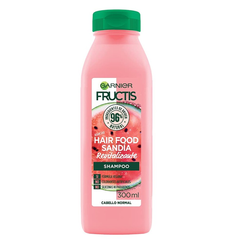 Fructis - Champú Garnier para el cabello Sandia, 300 ml