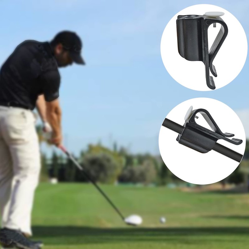PCTC 4 PCS Golf Club Bag Clips On Putter Clamp