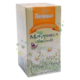 Taragüi Manzanilla / Chamomile tea with delicate flowers x 25 bags.