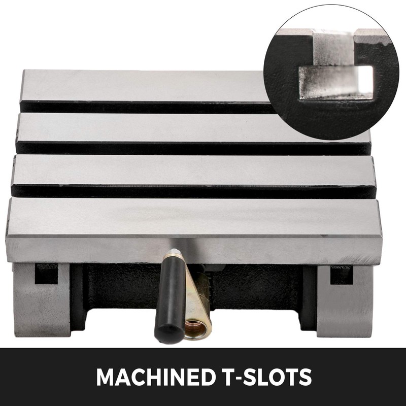 BestEquip Tilting Milling Table 10x7inch Tilting Angle Milling Machine 0-90°Adjustable