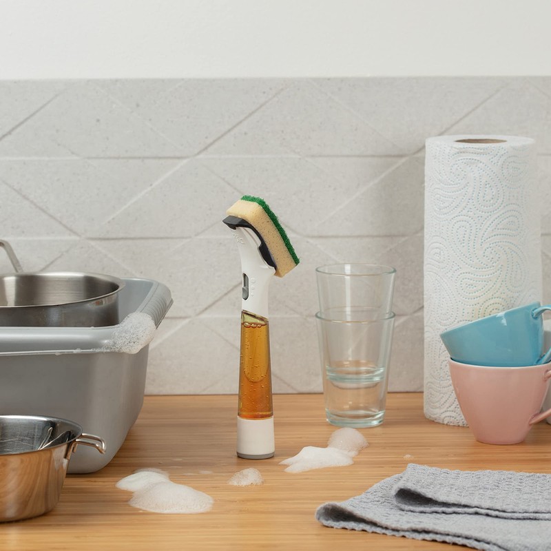 Dishmatic Black Extra Heavy Dish Sponge Refill Heads with Antibacterial