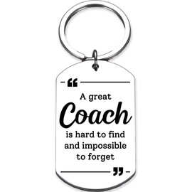 Coach Keychain, Appreciation Gifts For Coaches, Cheer Coach Gifts For Women & Men, Best Coach Gifts Baseball, Softball, Volleyball, Basketball, Football, Soccer, Gift Ready